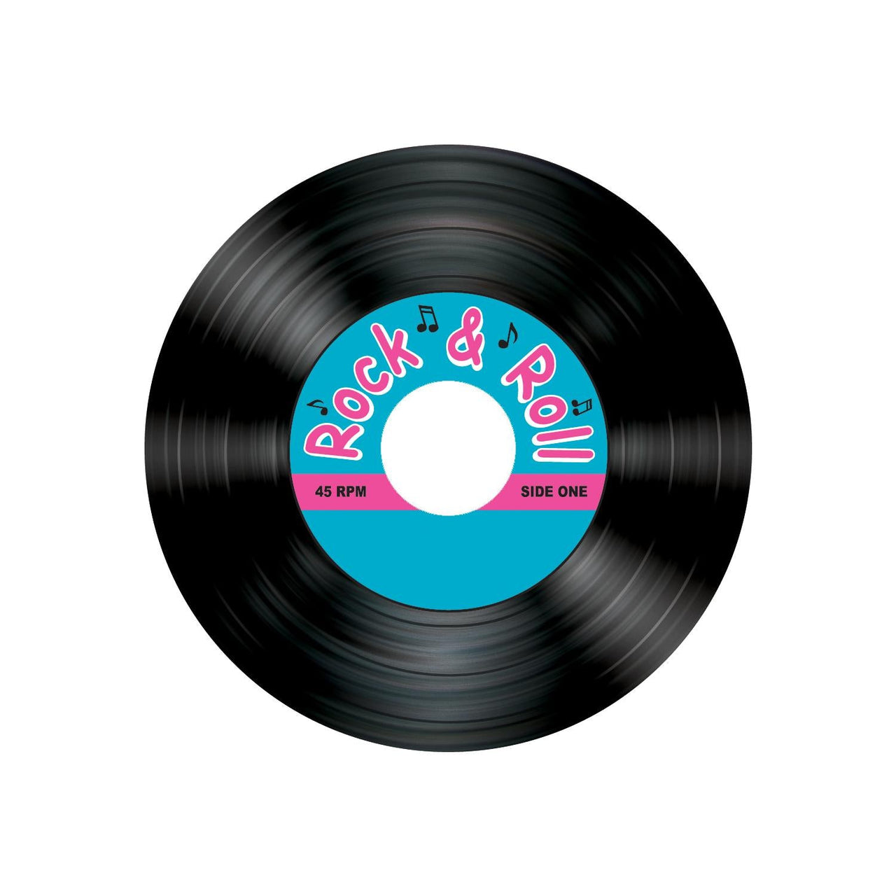 Rock/Roll Record Party Coasters - Bulk/96 Coasters