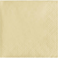 Ivory Beverage Napkin, 3 Ply (50/Pkg)