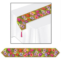 Printed Luau Paper Table Runner - Bulk 12 Pack