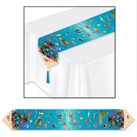 Printed Under The Sea Paper Party Table Runner - Bulk 12 Pack