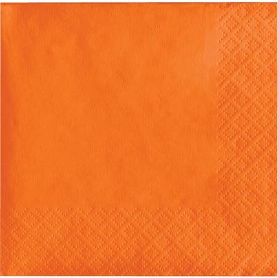 Sunkissed Orange Beverage Napkin, 3 Ply (50/Pkg)