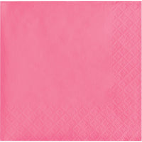 240 pc Bulk Candy Pink Value Friendly Beverage Napkins