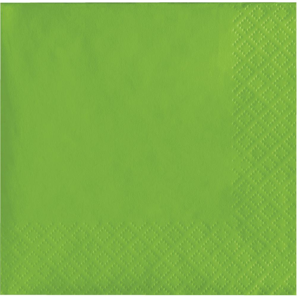 240 pc Bulk Fresh Lime Green Value Friendly Beverage Napkins
