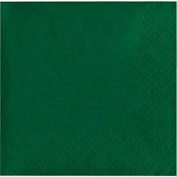 500 pc Bulk Hunter Green Luncheon Napkins 3 ply