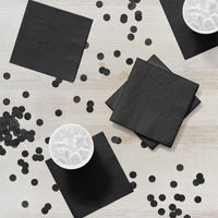 Black Beverage Napkins (20/Pkg)