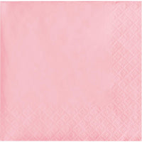 240 pc Bulk Classic Pink Value Friendly Beverage Napkins