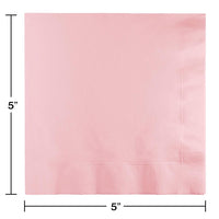 240 pc Bulk Classic Pink Value Friendly Beverage Napkins