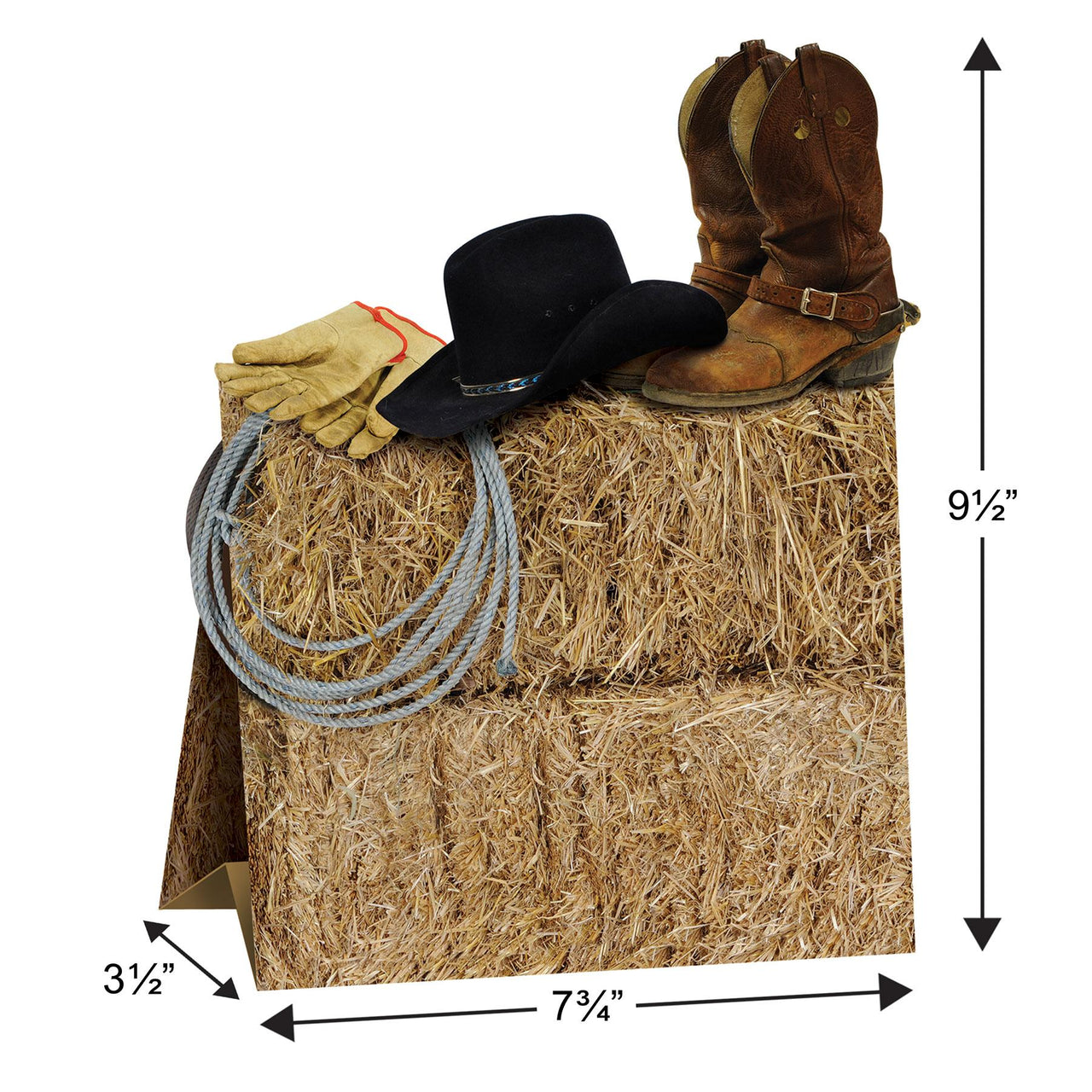 Bulk Western Party 3-D Western Centerpiece (Case of 12) by Beistle