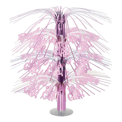 It's A Girl! Cascade Centerpiece - Bulk 6 Pack
