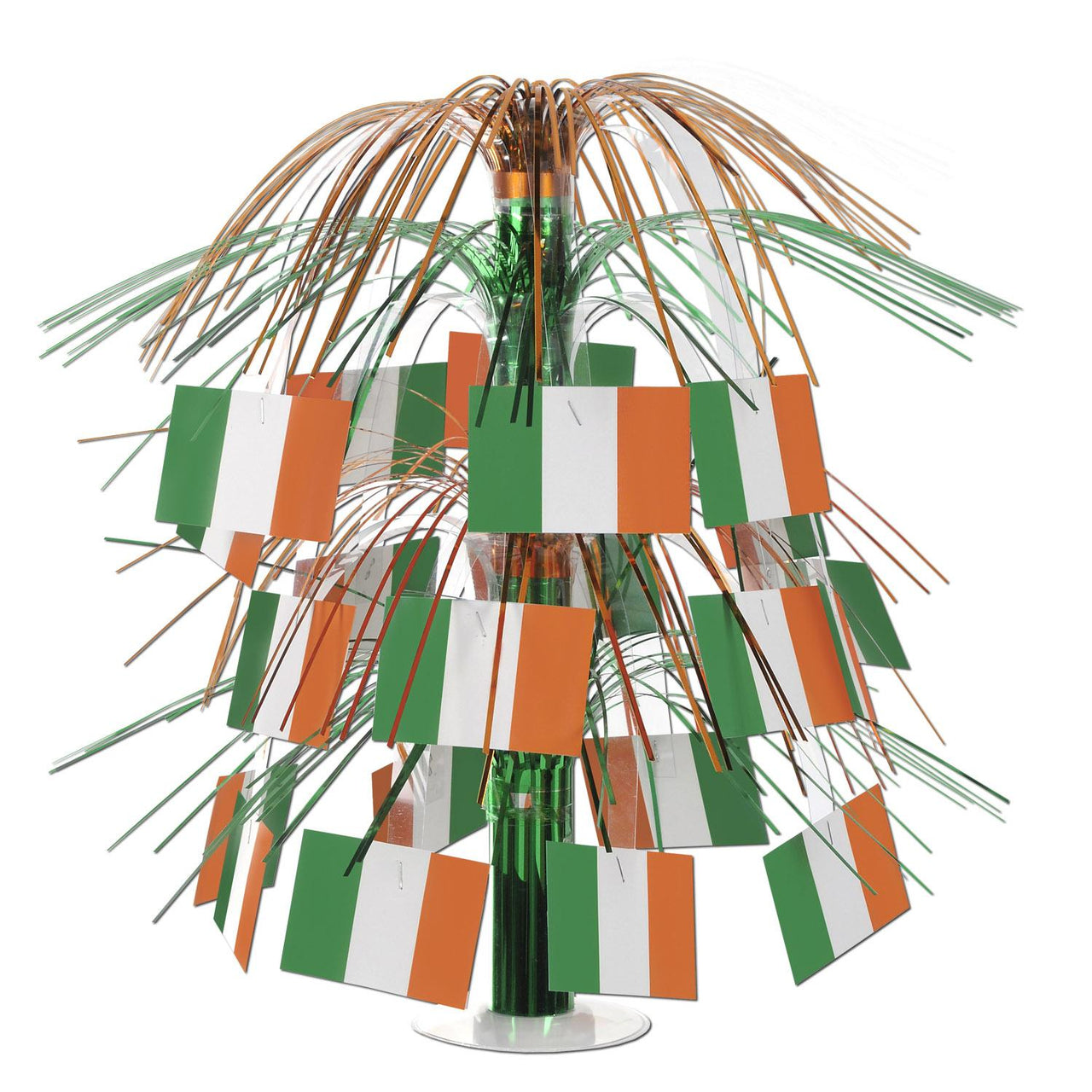 Irish Flag Cascade Party Centerpiece - Bulk 6 Pack