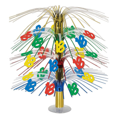 18th Birthday Party Cascade Centerpiece - Bulk 6 Pack