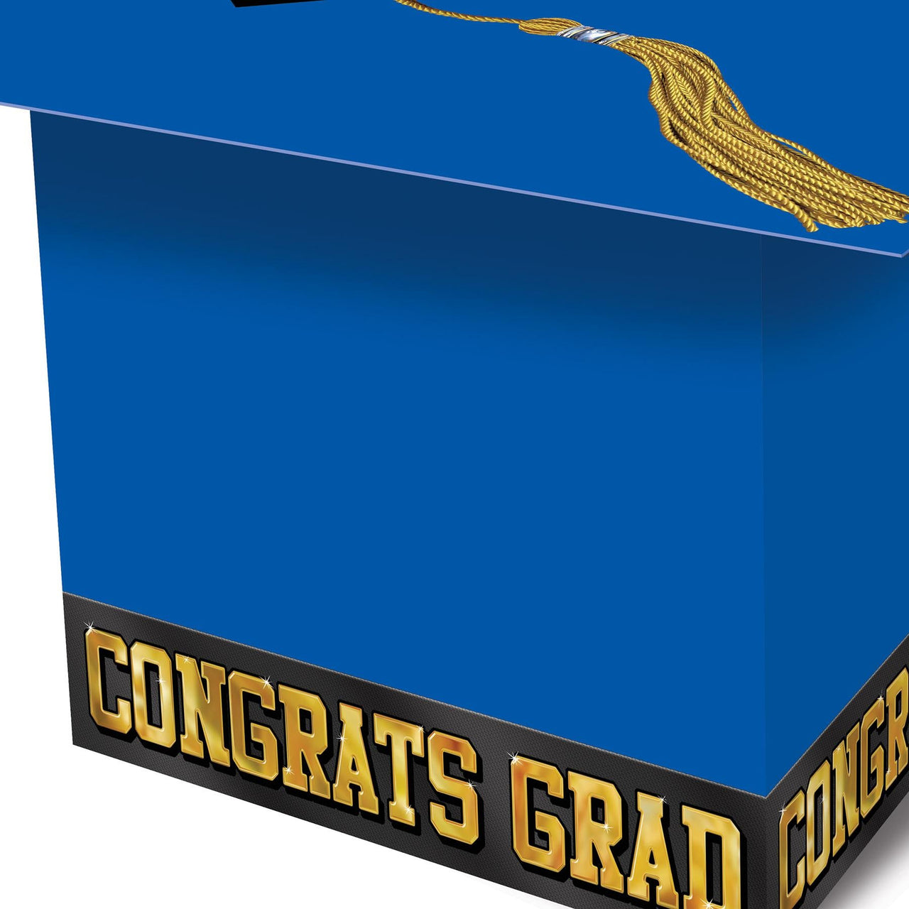 grad cap card box Bulk 6 Pack Grad Cap Graduation Party Card Box - blue