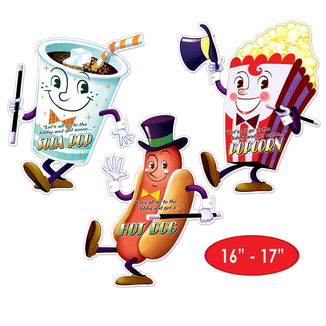 Bulk Awards Night Decoration Movie Night Cutouts (Case of 36) by Beistle