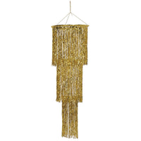 3-Tier (1-Ply) Shimmering Party Chandelier - gold - Bulk 6 Pack
