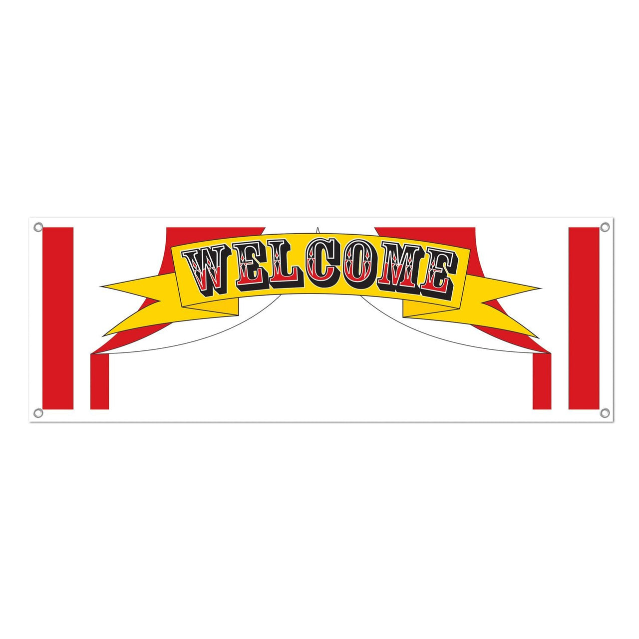Welcome Party Sign Banner - Bulk 12 Pack