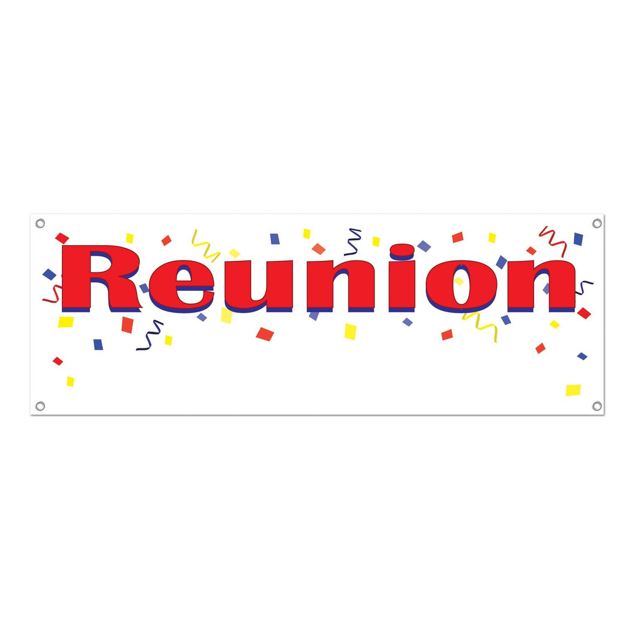 Reunion Party Sign Banner - Bulk 12 Pack