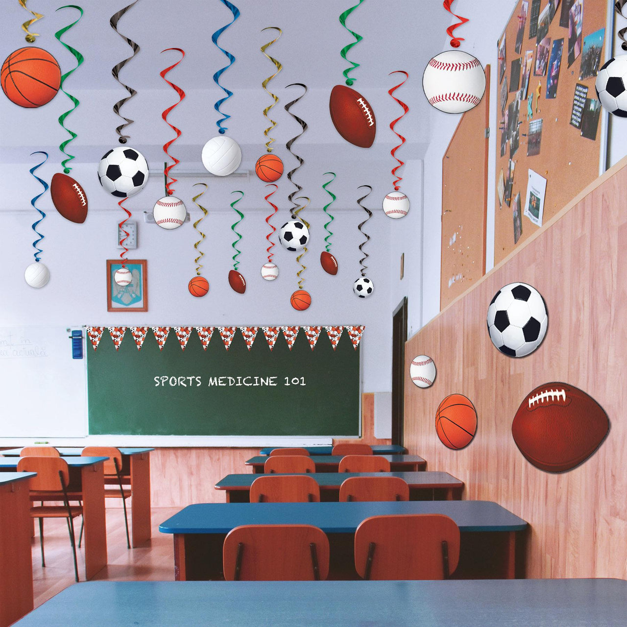 Bulk Sports Whirls (Case of 30) by Beistle