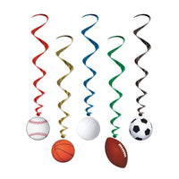 Sports Party Whirls - Bulk/30 Whirls