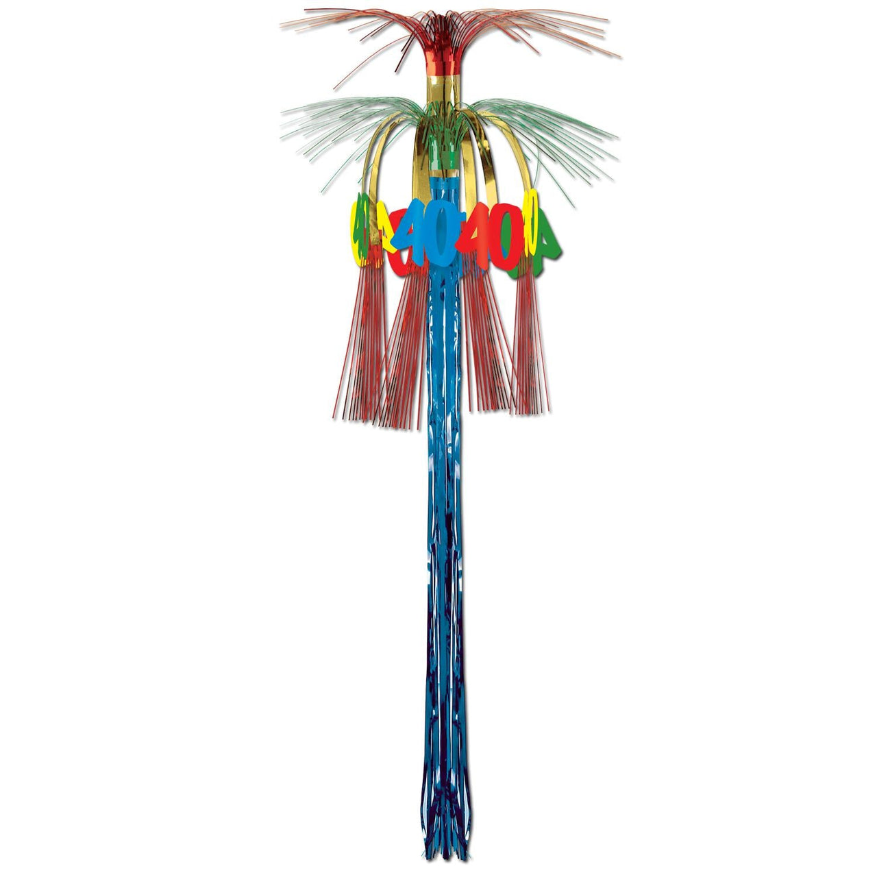 40th Birthday Party Cascade Hanging Column - Bulk 12 Pack