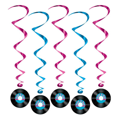 Rock/Roll Record Party Whirls - Bulk/30 Whirls