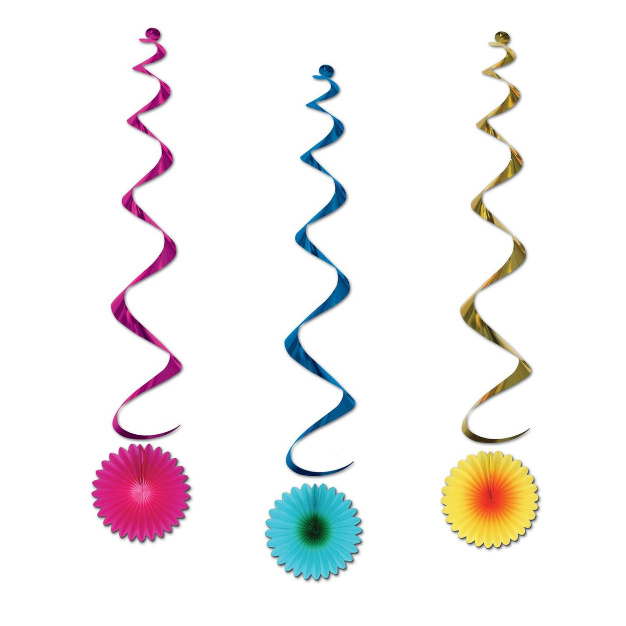 Tissue Flower Party Whirls - Bulk/18 Whirls