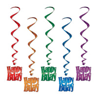 Happy Birthday Party Whirls - Bulk/30 Whirls