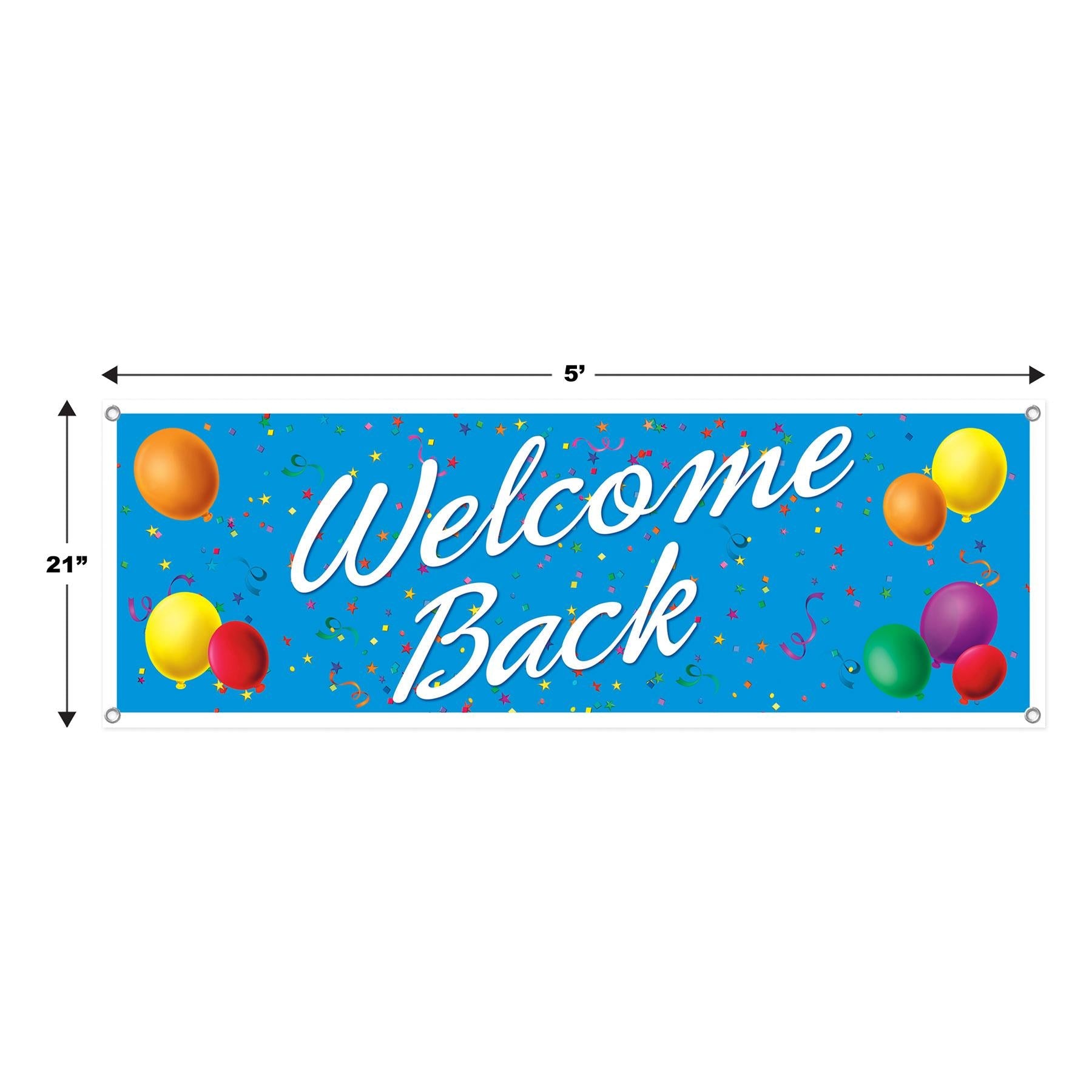 Bulk 12 Pack Welcome Back Party Sign Banner | Beistle ...