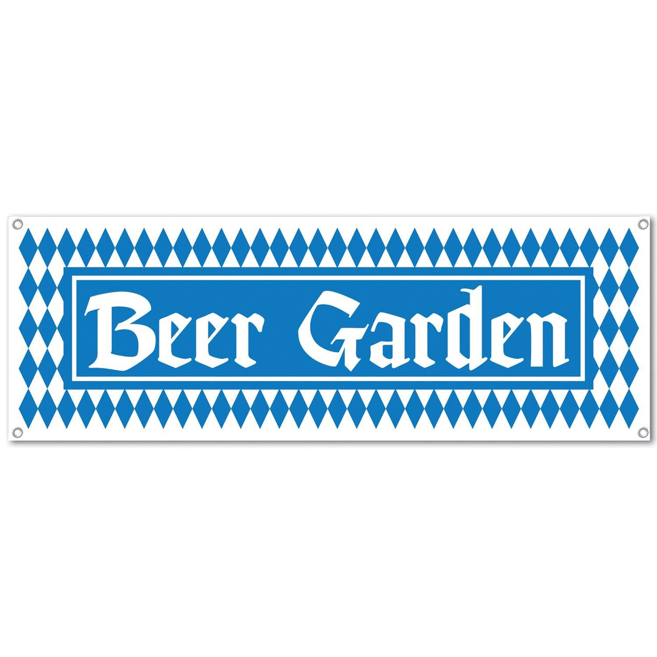 Oktoberfest Beer Garden Sign Banner - Bulk 12 Pack