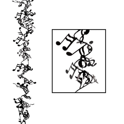 Gleam 'N Flex Musical Notes Party Garland - Bulk 12 Pack