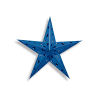 12 Inch Dimensional Foil Party Star - blue - Bulk/12 Stars