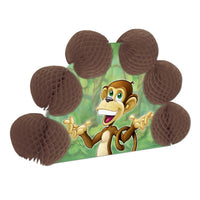 Monkey 2-Sided Centerpiece - Bulk 12 Pack