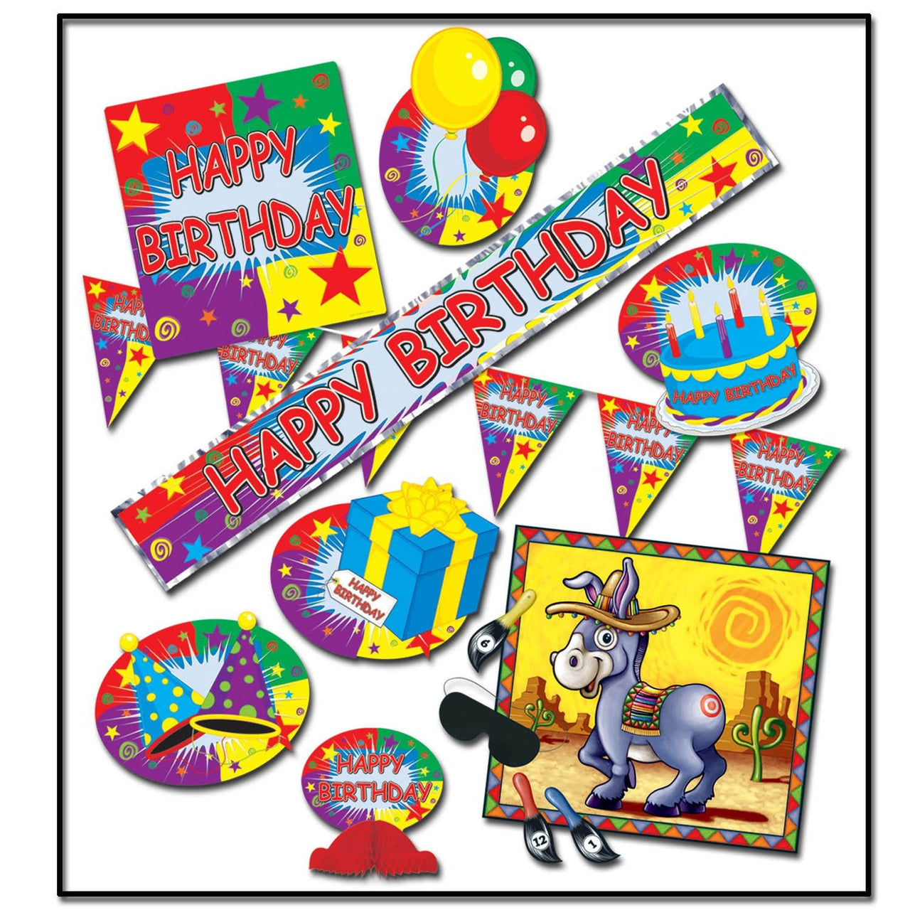 Happy Birthday Party Kit - Bulk/6 Party Kits