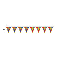 Medieval Party Supplies - Medieval Pennant Banner