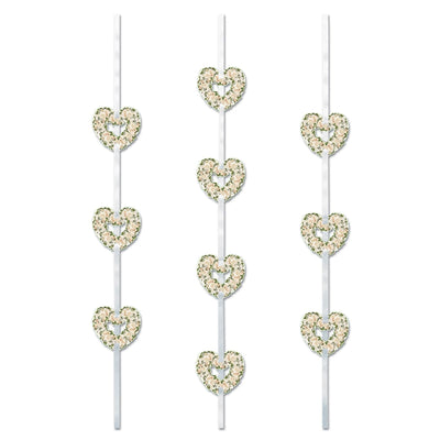 Heart Ribbon Stringers - Bulk/36 Stringers