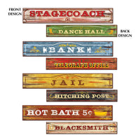 Western Sign Party Cutouts - Bulk 48 Pack