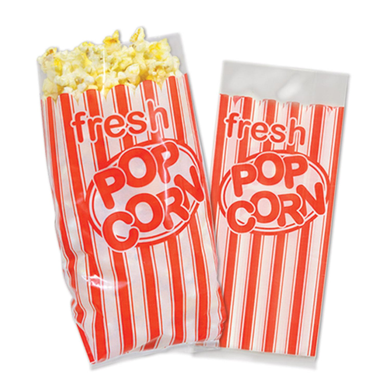 Plastic Popcorn Party Bags - Bulk/300 Party Bags