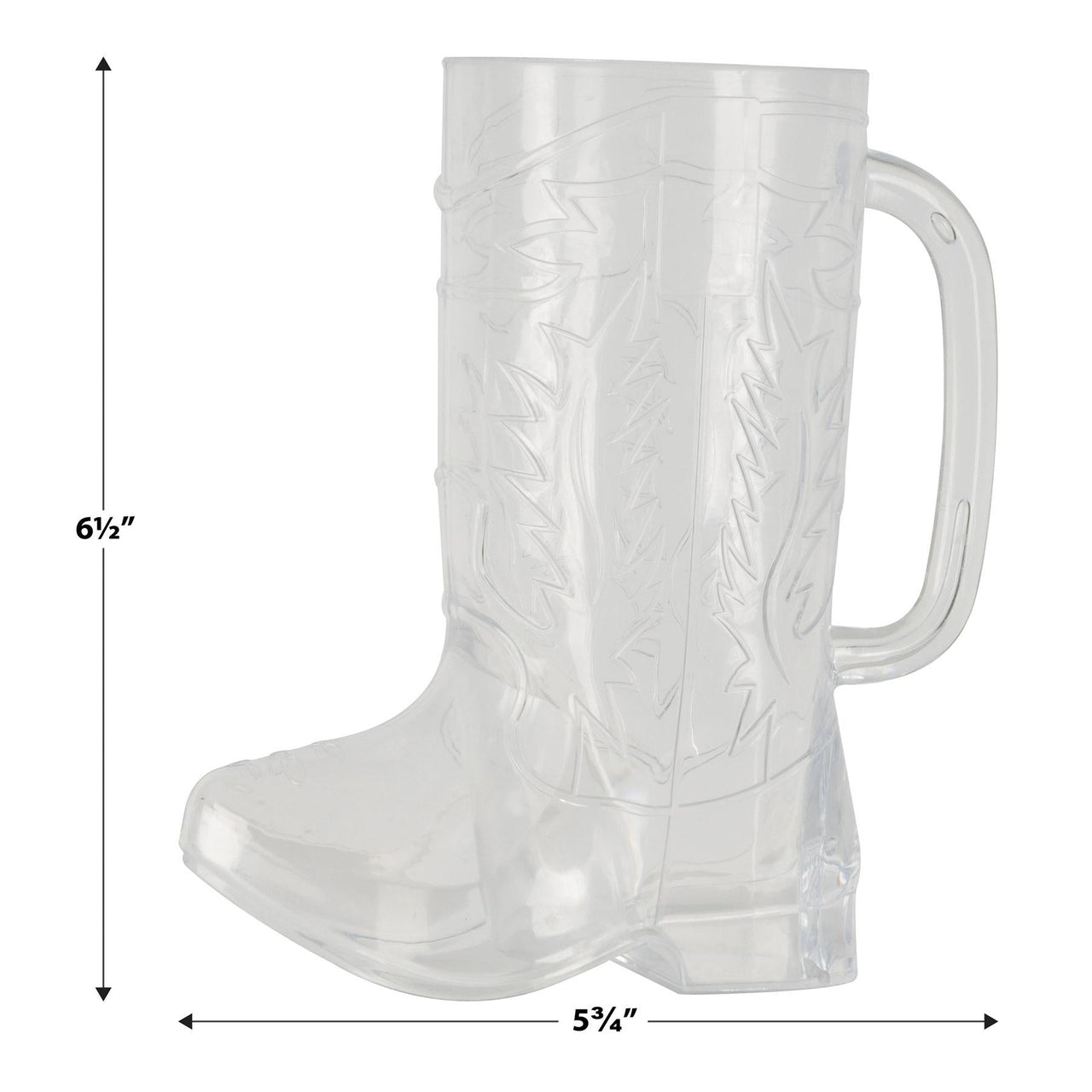 Plastic Cowboy Boot Cup