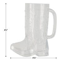 Plastic Cowboy Boot Cup