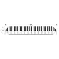 Printed Piano Keyboard Table Runner
