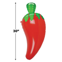 Beistle Inflatable Chili Pepper (Pack of 6) - Cinco de Mayo and Fiesta Party Supplies