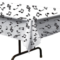 Bulk Musical Notes Tablecover (Case of 12) by Beistle