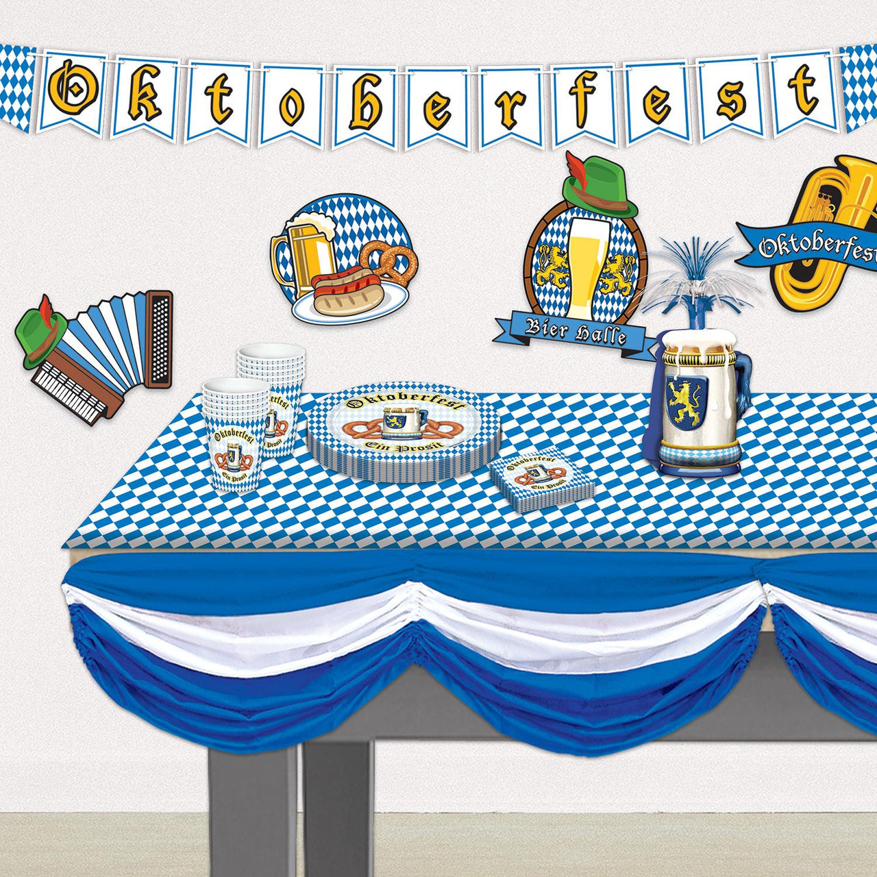 Bulk Oktoberfest Table Roll by Beistle