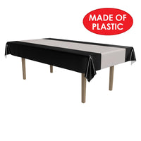 Bulk Movie Night Theme Party Black & Silver Tablecover (Case of 12) by Beistle