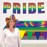 Bulk Rainbow Tablecover (Case of 12) by Beistle