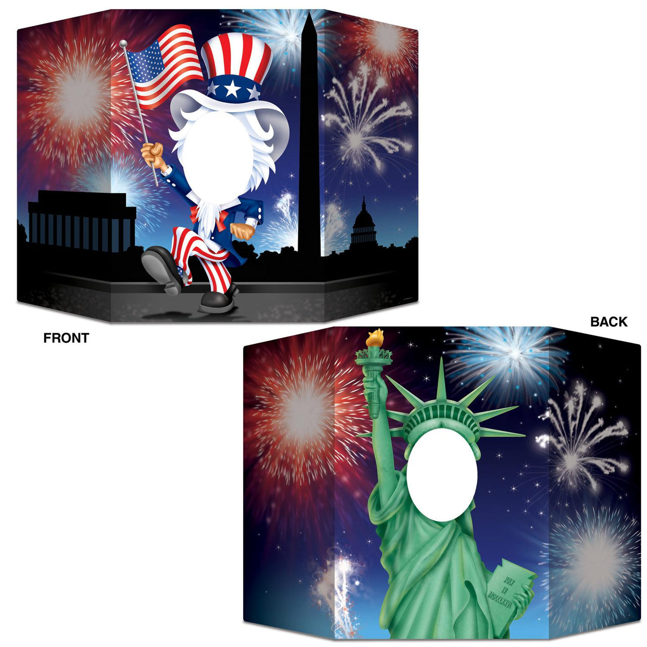 Patriotic Photo Party Prop - Bulk 6 Pack