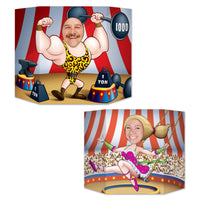 Circus Couple Party Photo Prop - Bulk 6 Pack