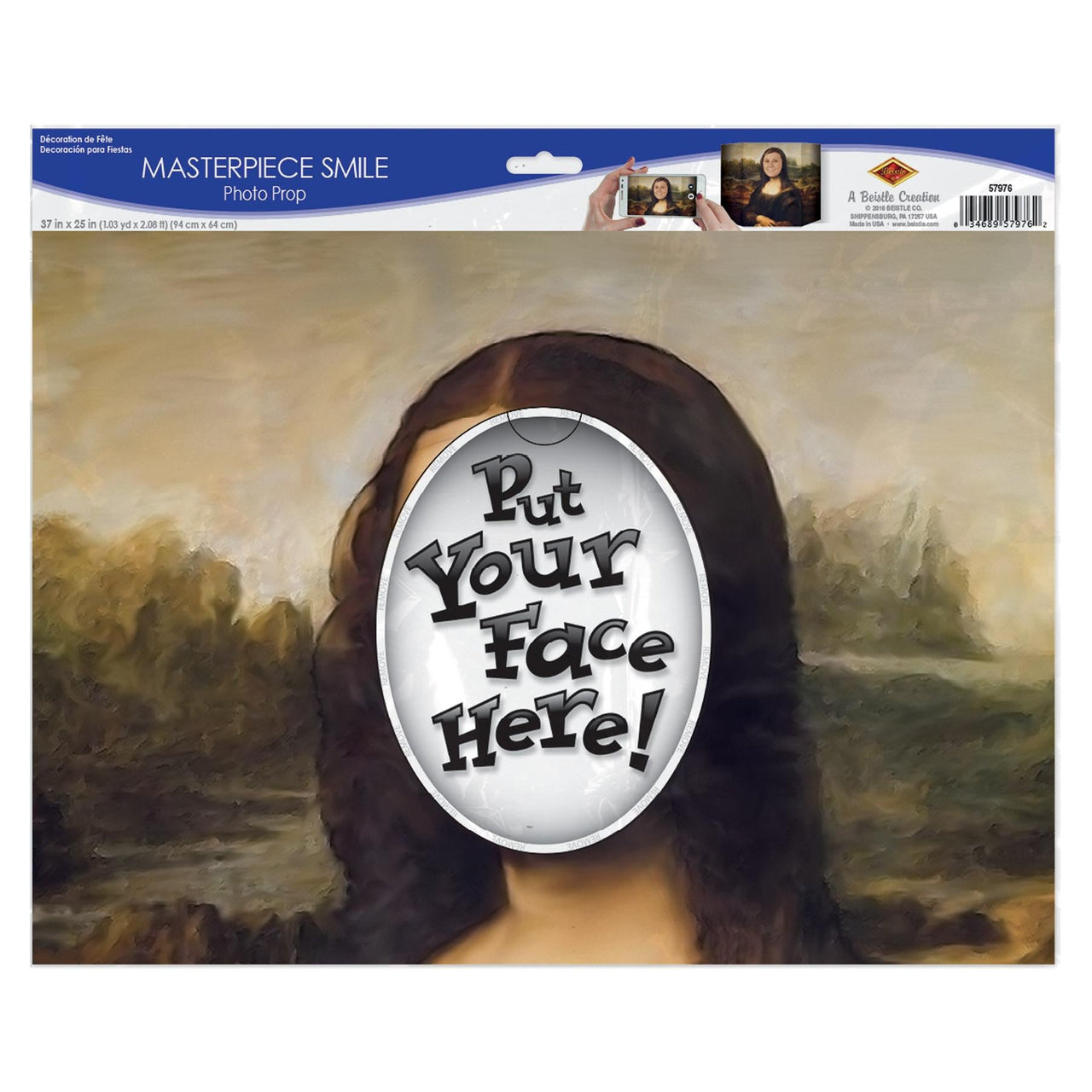 6 Pack Bulk Masterpiece Smile Party Photo Prop