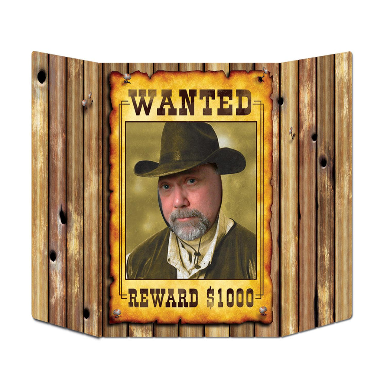 Wanted Poster Party Photo Prop - Bulk 6 Pack