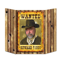 Wanted Poster Party Photo Prop - Bulk 6 Pack