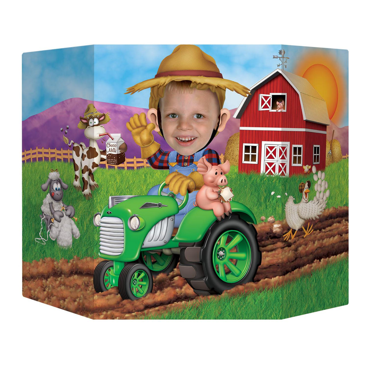 Farm Party Photo Prop - Bulk 6 Pack